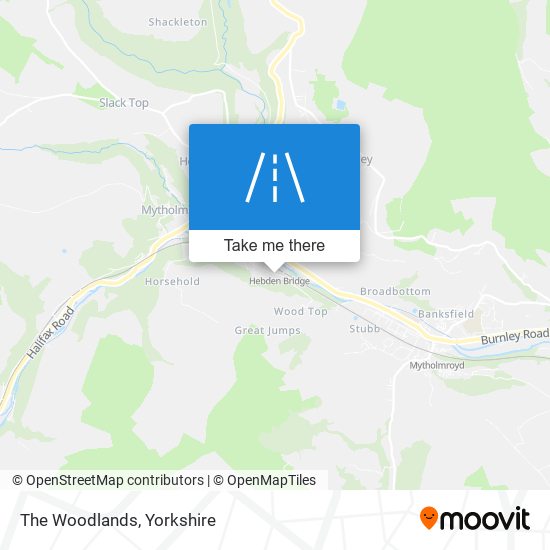 The Woodlands map