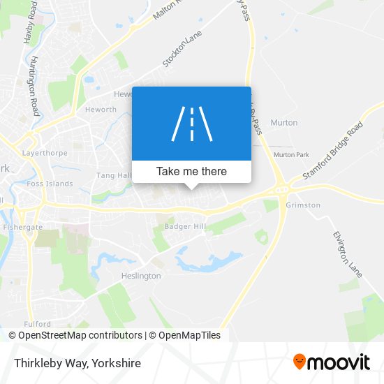 Thirkleby Way map