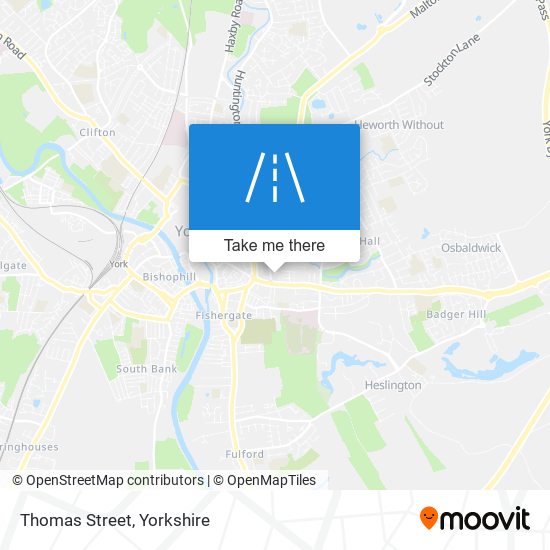 Thomas Street map