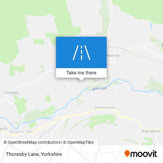 Thoresby Lane map