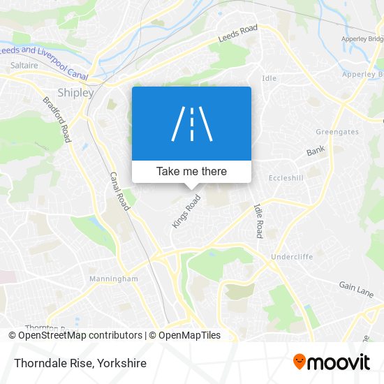 Thorndale Rise map