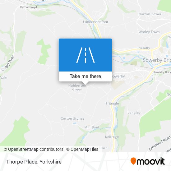 Thorpe Place map