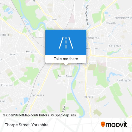 Thorpe Street map