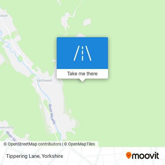 Tippering Lane map