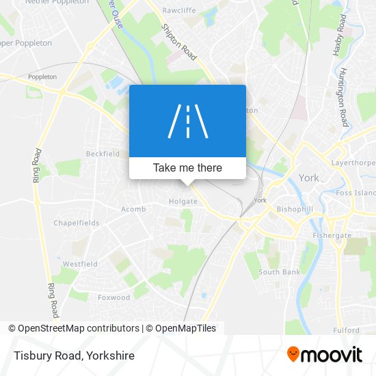 Tisbury Road map