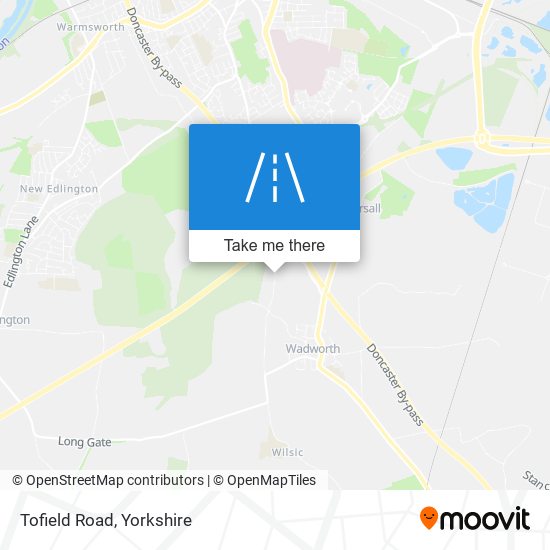 Tofield Road map