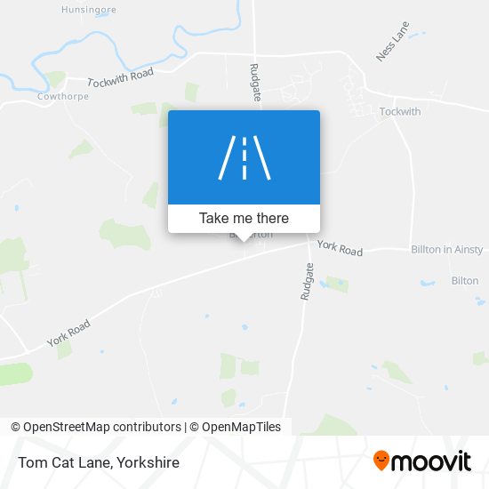 Tom Cat Lane map