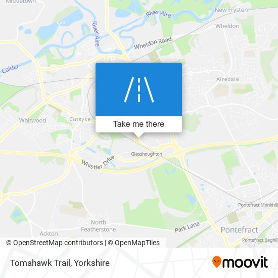Tomahawk Trail map