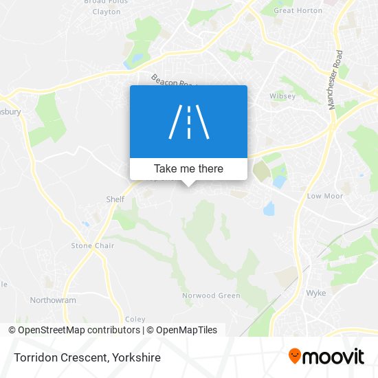 Torridon Crescent map