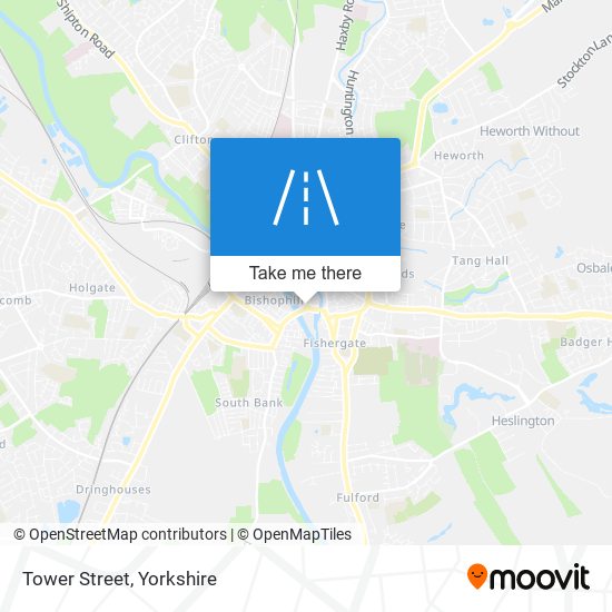 Tower Street map