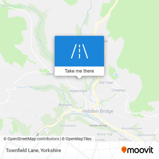 Townfield Lane map