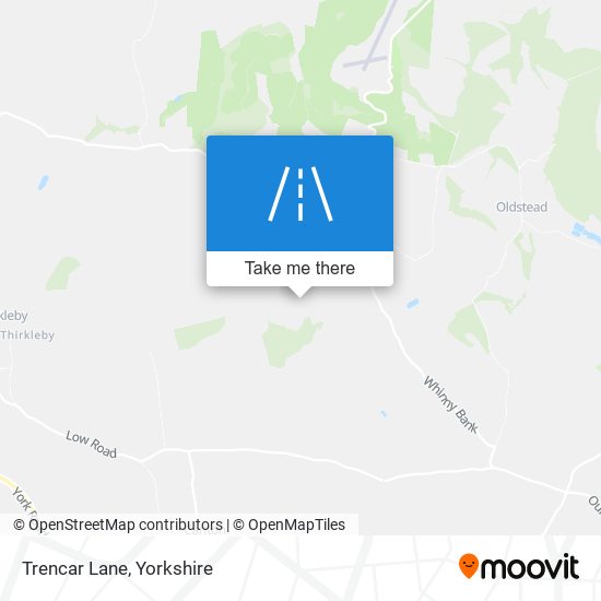 Trencar Lane map