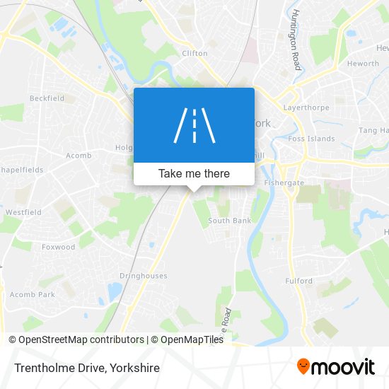 Trentholme Drive map