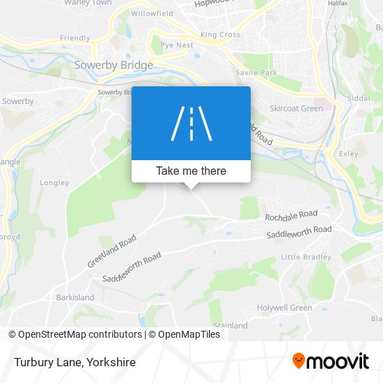 Turbury Lane map