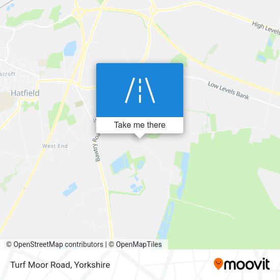 Turf Moor Road map