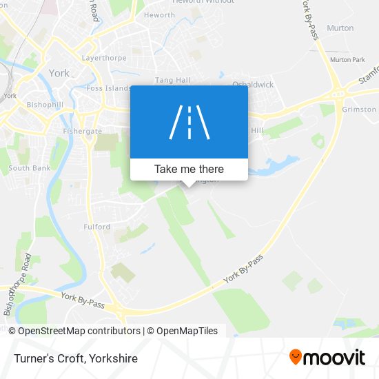 Turner's Croft map
