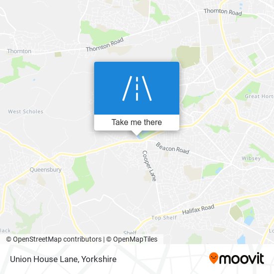 Union House Lane map