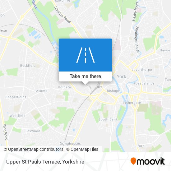 Upper St Pauls Terrace map