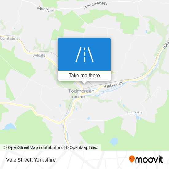 Vale Street map