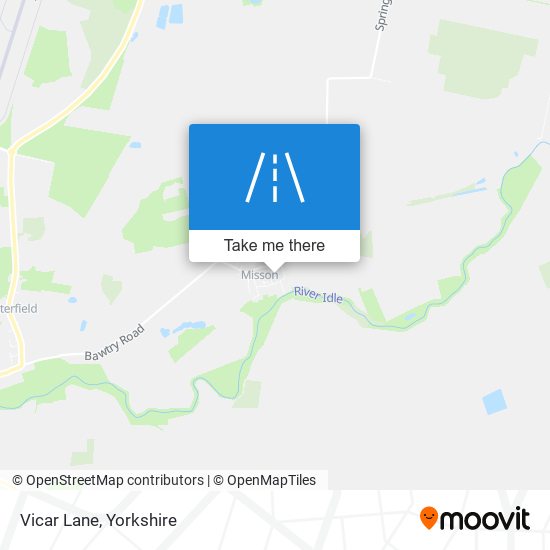 Vicar Lane map
