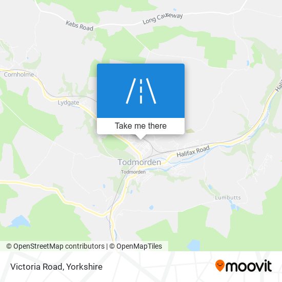 Victoria Road map