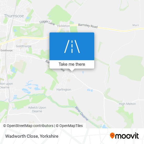 Wadworth Close map