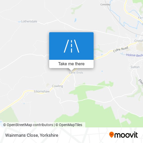 Wainmans Close map