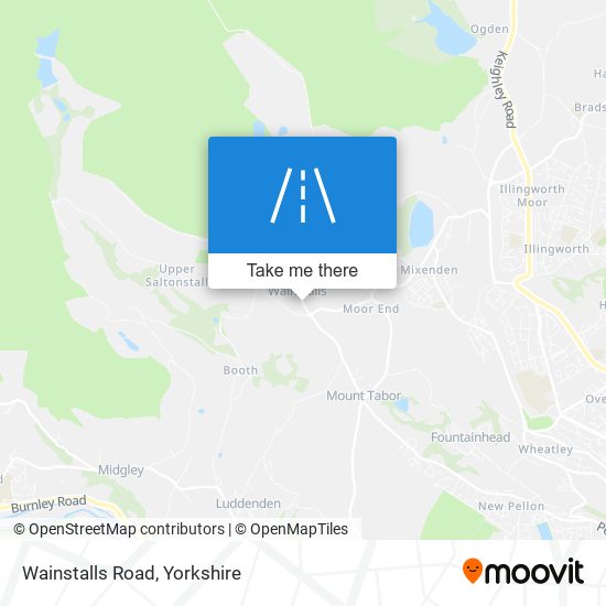 Wainstalls Road map