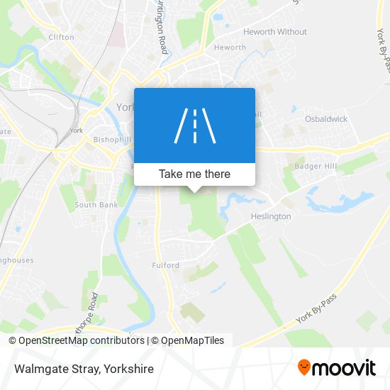 Walmgate Stray map