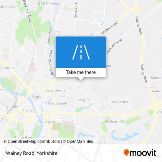 Walney Road map