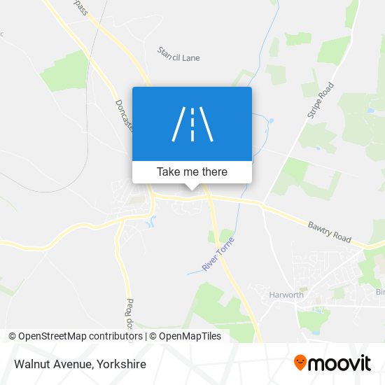 Walnut Avenue map