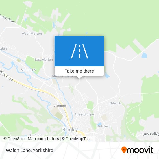 Walsh Lane map