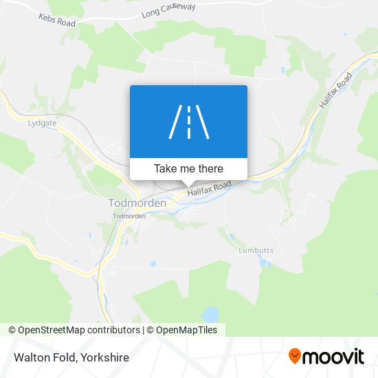 Walton Fold map