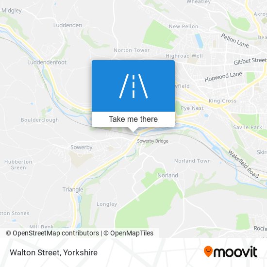 Walton Street map