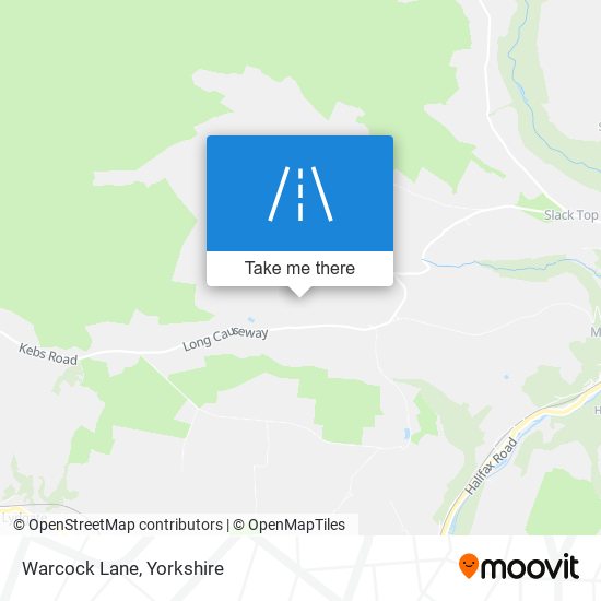 Warcock Lane map