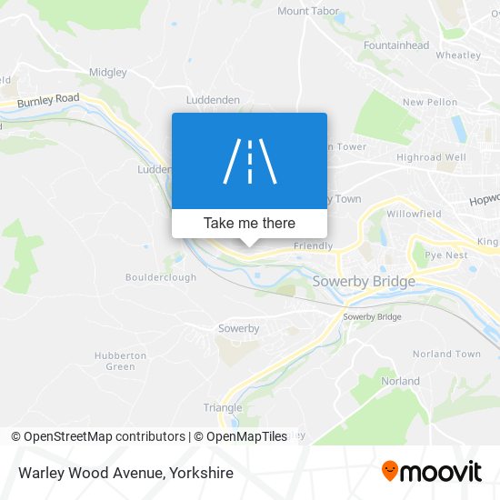 Warley Wood Avenue map