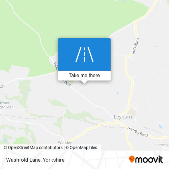 Washfold Lane map