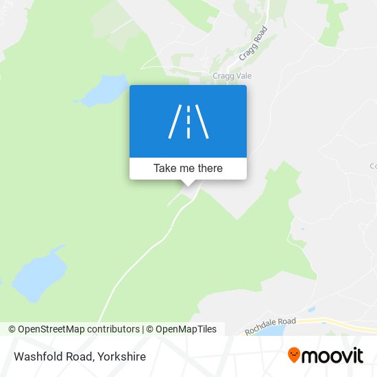 Washfold Road map