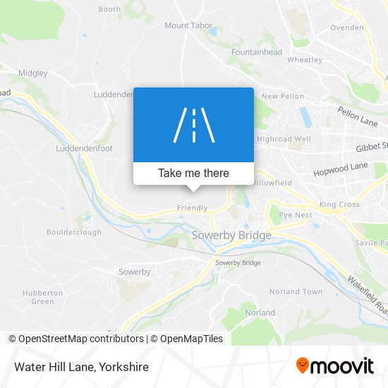 Water Hill Lane map