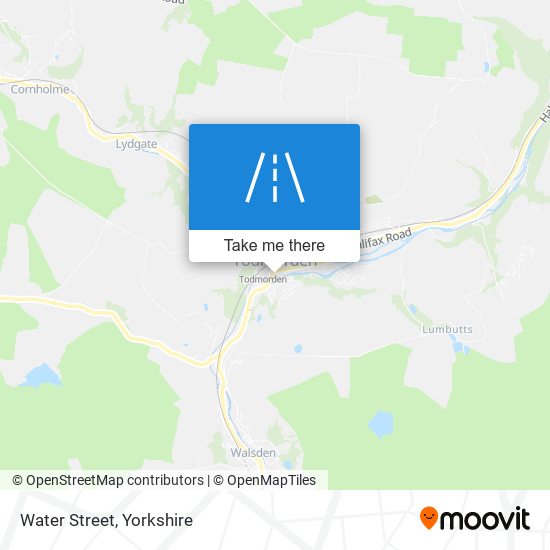 Water Street map