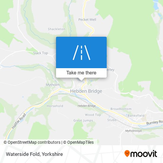 Waterside Fold map