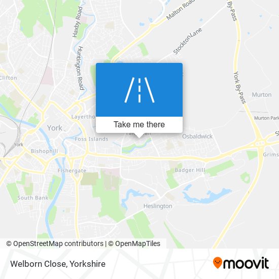 Welborn Close map