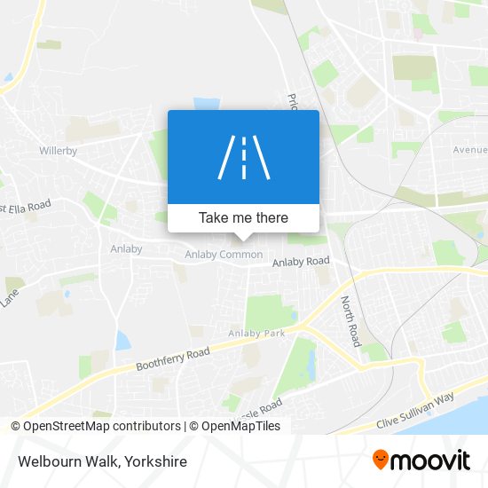 Welbourn Walk map