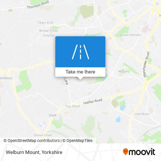 Welburn Mount map