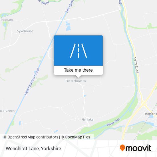 Wenchirst Lane map