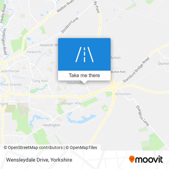 Wensleydale Drive map