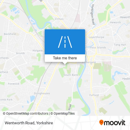 Wentworth Road map