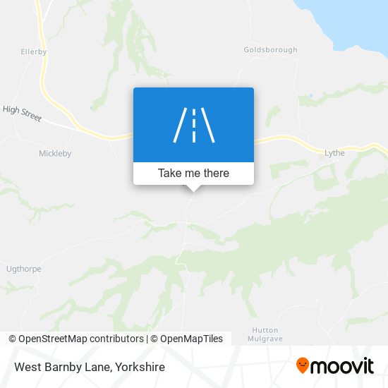 West Barnby Lane map
