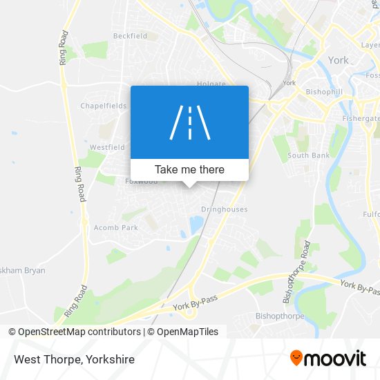 West Thorpe map