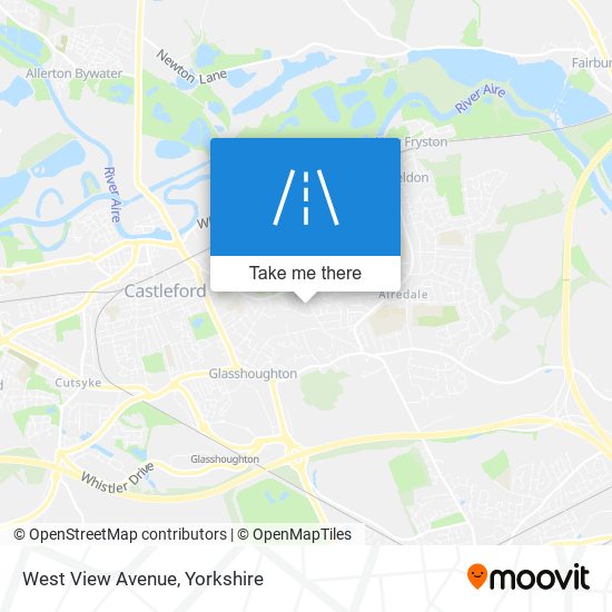 West View Avenue map